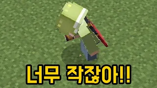 집을 선물했는데 들어가질 못함(마인크래프트)