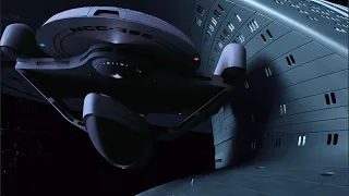 Star Trek - Oberth Class Size Comparison - "Dangerous Maneuvers!" 1980s film look