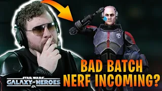 Seriously? Are They Really Considering Nerfing the Bad Batch? Lots of Issues in SWGoH