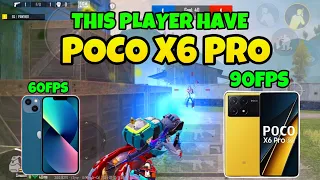 IPHONE 13 VS POCO X6 PRO 60FPS VS 90FPS 1v1 battle