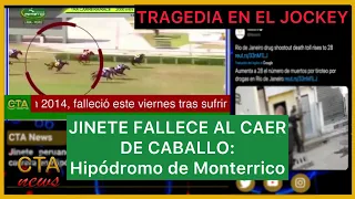 TRAGICO ACCIDENTE en el JOCKEY: Jinete peruano falleció durante carrera