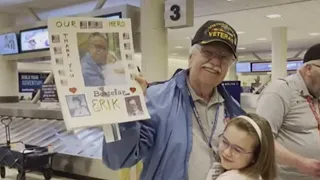 Veterans return after honor flight to Washington, D.C.