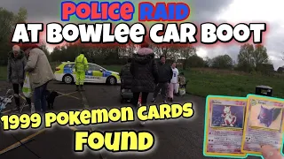 POLICE RAID a stall selling FAKES ! Bowlee car boot sale uk