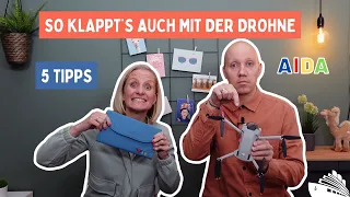 5 Tipps wie du deine Drohne mit auf AIDA-Schiffe nehmen kannst 🚢 💙♥️💛💚