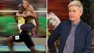 Ellen DeGeneres Defends Controversial Usain Bolt Meme After Receiving Backlash