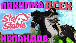 Покупка ВСЕХ МАСТЕЙ Исландских лошадей! | Новые Исланды! | Star Stable