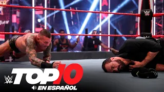 Top 10 Mejores Momentos de Raw En Español: WWE Top 10, Ago 17, 2020