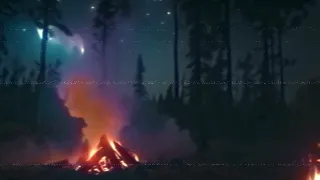 An old man tells you stories beside a campfire