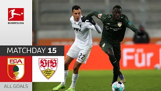 Stuttgart overruns Augsburg | FC Augsburg - VfB Stuttgart | 1-4 | All Goals | Matchday 15 – 2020/21