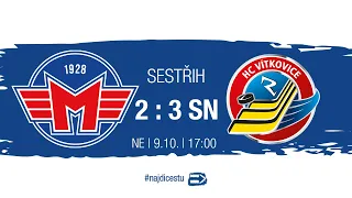 Sestřih: HC Motor České Budějovice - HC Vítkovice Ridera 2:3sn