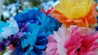 How to Make Tissue Paper Flowers