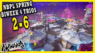 BIWEEK 4 TRIOS (DAY 2) Ep.2-6 - 2024 NBPL SPRING - Naraka Bladepoint PRO League Gameplay Tournament