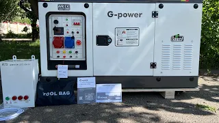 Дизельный генератор g-power DG27000SE3