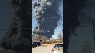 Fire at Walmart Distribution Center Plainfield,  Indiana