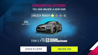 INFINITI PROJECT BLACK S || Asphalt 9 Legends || New Car Unlocked || Full Upgrade || No Limits...🤩🤩🤩