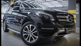 Mercedes Benz GLE 300 - оклейка передней части автомобиля полиуретановой пленкой