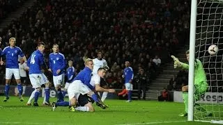 Michael Keane goal, England U21s vs Finland 3-0
