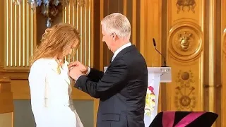 Princess Elizabeth Of Belgium Receives The Order Of Leopold