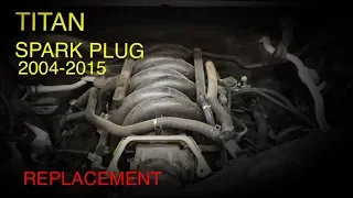 Nissan Titan Spark Plug Replacement (2004-2015)