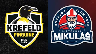 Memoriàl Pavla Zabojníka Cup 2022 Krefeld Pinguine - MHK 32 Liptovsky Mikulas