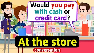 Everyday English Conversation (At the store - going shopping - gifts) English Conversation Practice
