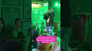 Andrew E. performs new unreleased song at Boss Vic's bday party (Riot din!)