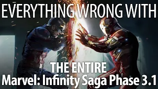 Everything Wrong With The ENTIRE MCU: Captain America Civil War - Thor Ragnarok - Marvel Phase 3.1
