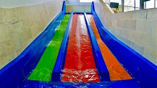 Kids Racing Water Slide at AquaMagis Plettenberg