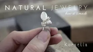 Natural Jewelry - How it's made - Lost Wax Technique Variation