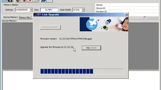 ST Link V2  firmware update by STM32 ST LINK Utility   1