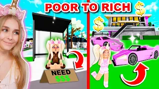 Going From POOR To RICH In 24 Hours In Brookhaven! (Roblox)