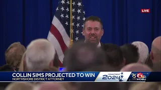 Collin Sims projected winner of St. Tammany Parish District Attorney's race
