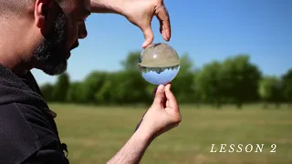 HOW TO MAKE A BALL FLOAT. -lesson 2 (contact juggling)