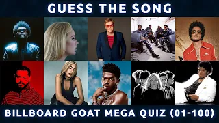 Can You Guess The Billboard Greatest Songs of All Time? [1-100 MEGA CUT]