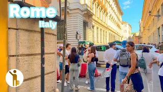 Rome, Italy 🇮🇹 - Old Streets and Fountains - 4K 60fps HDR Walking Tour