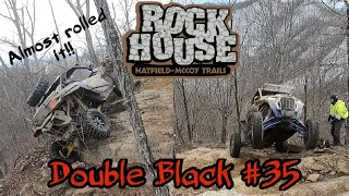 Hatfield McCoy Rockhouse Trail 35 | Double Black | Almost Rolled It | Can Am X3 | Polaris PRO XP
