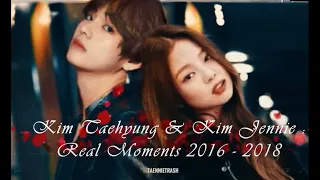 BTS V Taehyung & Jennie BlackPink: Taennie REAL and secrets moments 2016 ~ 2018