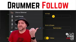Virtual Drummer FOLLOW option in GarageBand iOS (iPad/iPhone)