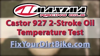 Maxima Castor 927 2-stroke Oil Cold Weather Test | Fix Your Dirt Bike