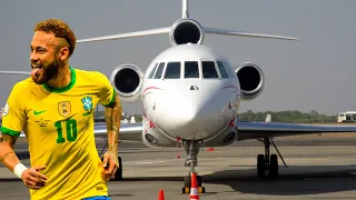 O novo jatinho de 220 milhões de Neymar Jr