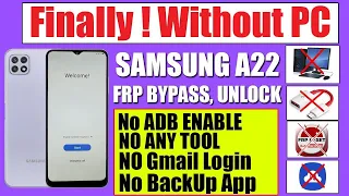 Samsung A22 4G/5G FRP Bypass New Method 2023