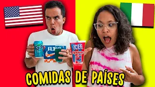 24 HORAS SÓ COMENDO COMIDAS DE OUTRO PAÍS!! - MUITO INCRÍVEL!