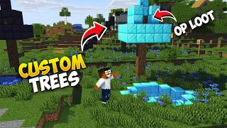 Minecraft, But You can Craft Custom OP Tree || Minecraft Mods | Minecraft gameplay