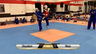 Taekwondo Sparring Camp Week 5 | With Points + HEADSHOTS | Jayden vs Neo