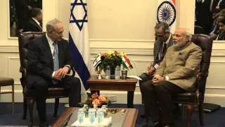 PM Netanyahu's meets with PM of India