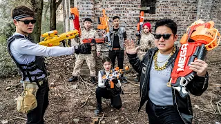 LTT Game Nerf War : Captain Warriors SEAL X Nerf Guns Fight Mr Close Elite Army Conquer Game World