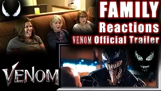 VENOM | Official trailer | FAMILY Reactions