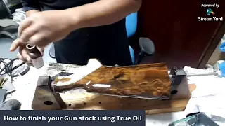 How to finish your Gun stock using True oil