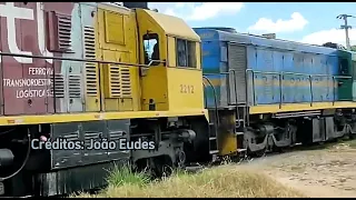Trem Cargueiro Sentido Fortaleza | FTL - 2204, 2202, 2212 e 6052
