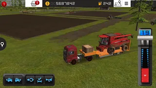 Fs16 Farming Simulator 16 - Transport of Combine Harvester by Truck #127